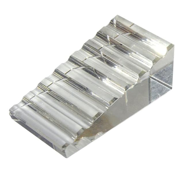 Pen Holder Base Art Deco, transparent crystal, Belgium, 1930s. - DIMENSION