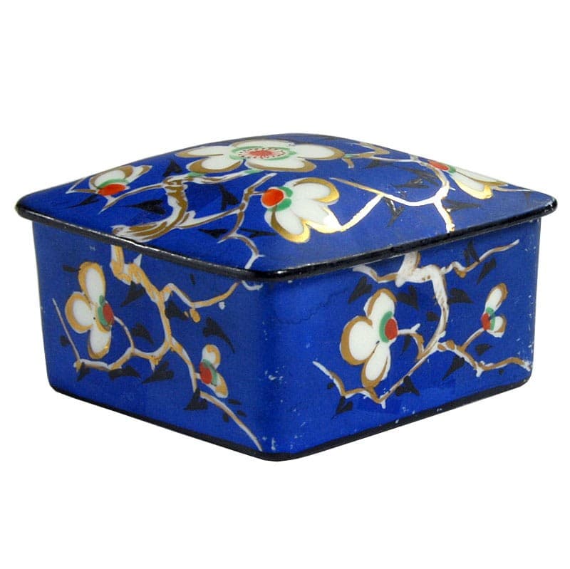 Porcelain Box, Cobalt Blue, Belgium, 1950s - 319966