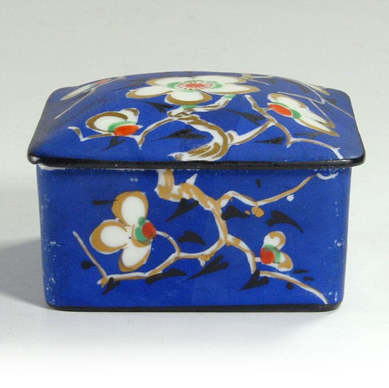 Porcelain Box, Cobalt Blue, Belgium, 1950s - 319965
