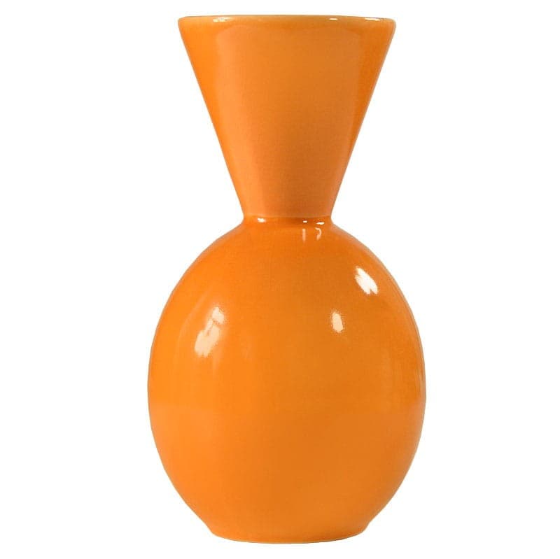 Wazon postmodernistyczny, ceramika pomarańczowa, Secla, Portugalia, lata 80. - 319950