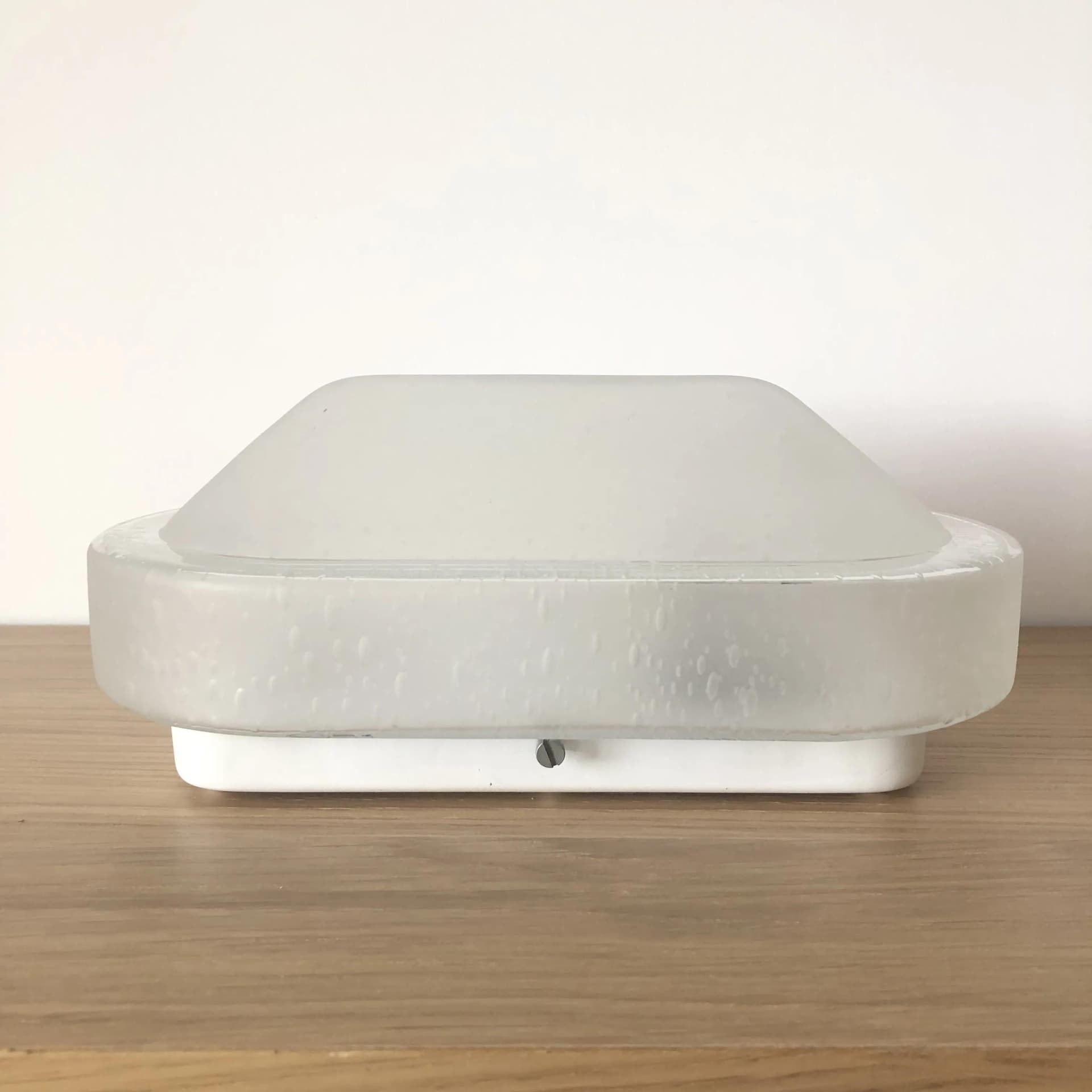 Kinkiet, stal biały, szkło biały, Brilliant Leuchten, Niemcy, lata 90. - 23898