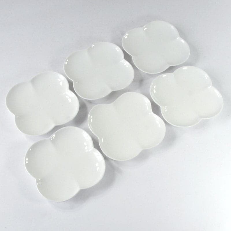 Komplet talerzyków deserowych Tamahashi dla Marie Claire Paris, biały, porcelana, Japonia, XXI w. - 320847