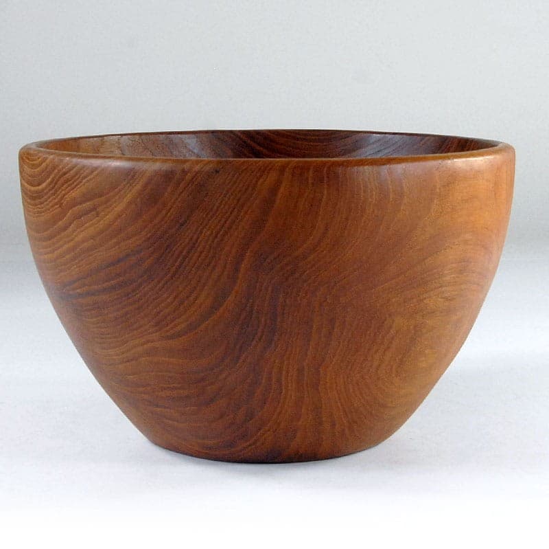 Misa dekoracyjna, teak brązowy, lata 80. - 320843