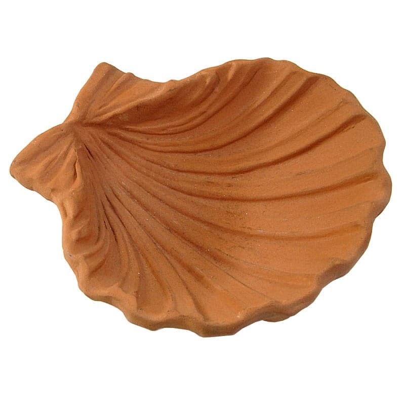 Paterka muszla, brązowy, ceramika, lata 2000 - 320821