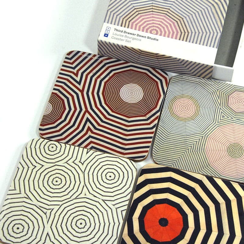 Komplet podstawek pod kubki, multikolor, proj. L. Bourgeois, Third Drawer Down Studio - 320747