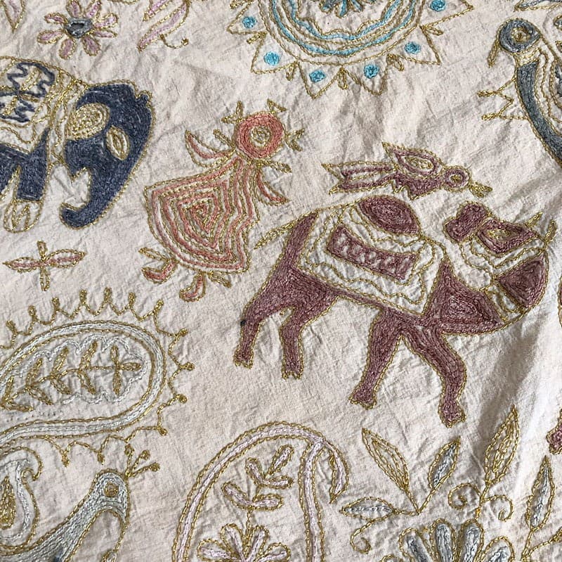 Decorative Textile Oriental, Multicolor, Cotton, 1970s - 320679