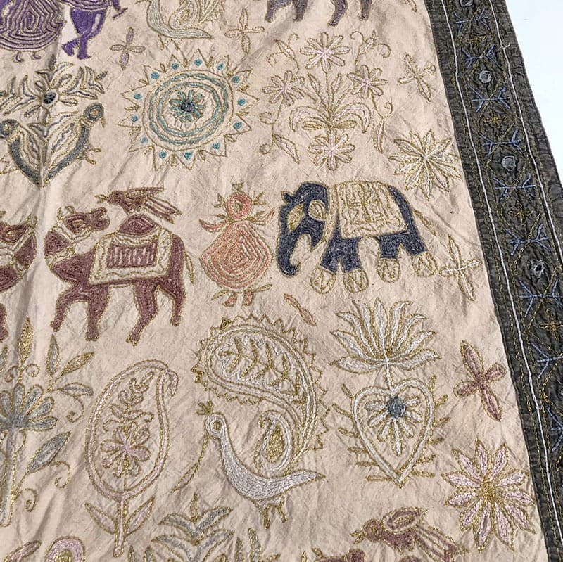 Decorative Textile Oriental, Multicolor, Cotton, 1970s - 320680