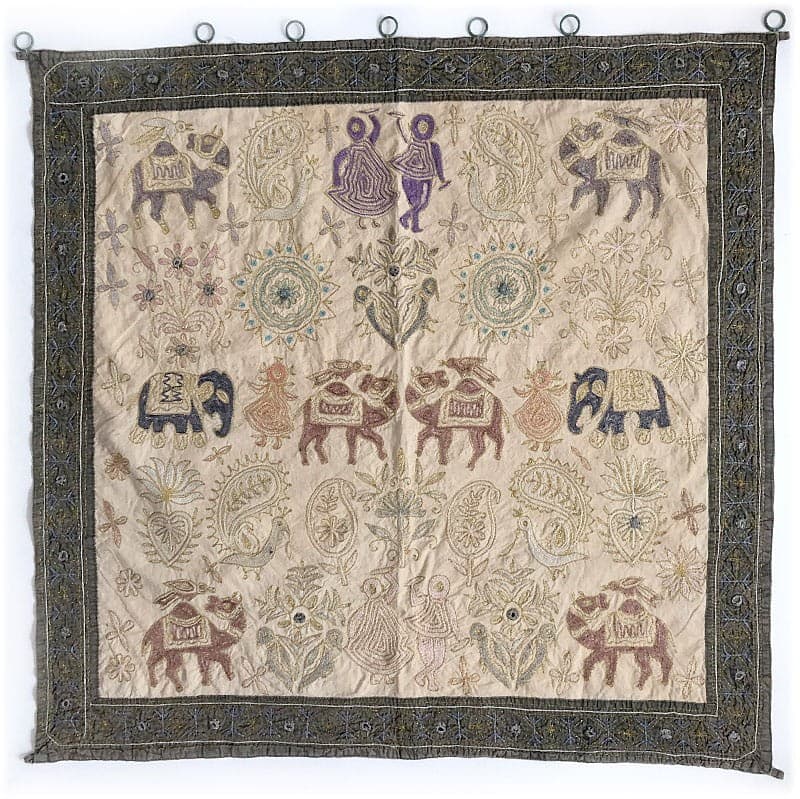 Decorative Textile Oriental, Multicolor, Cotton, 1970s - 320681