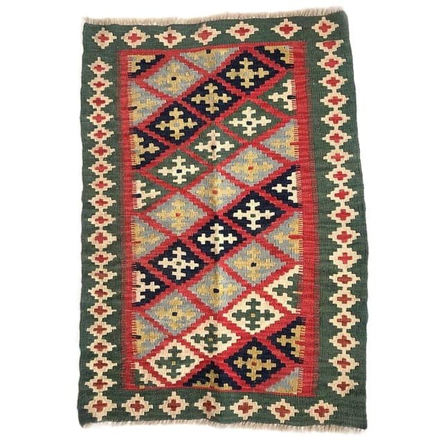 Kilim Anatolia, multicolor, wool, Turkey, 1970s. - DIMENSION