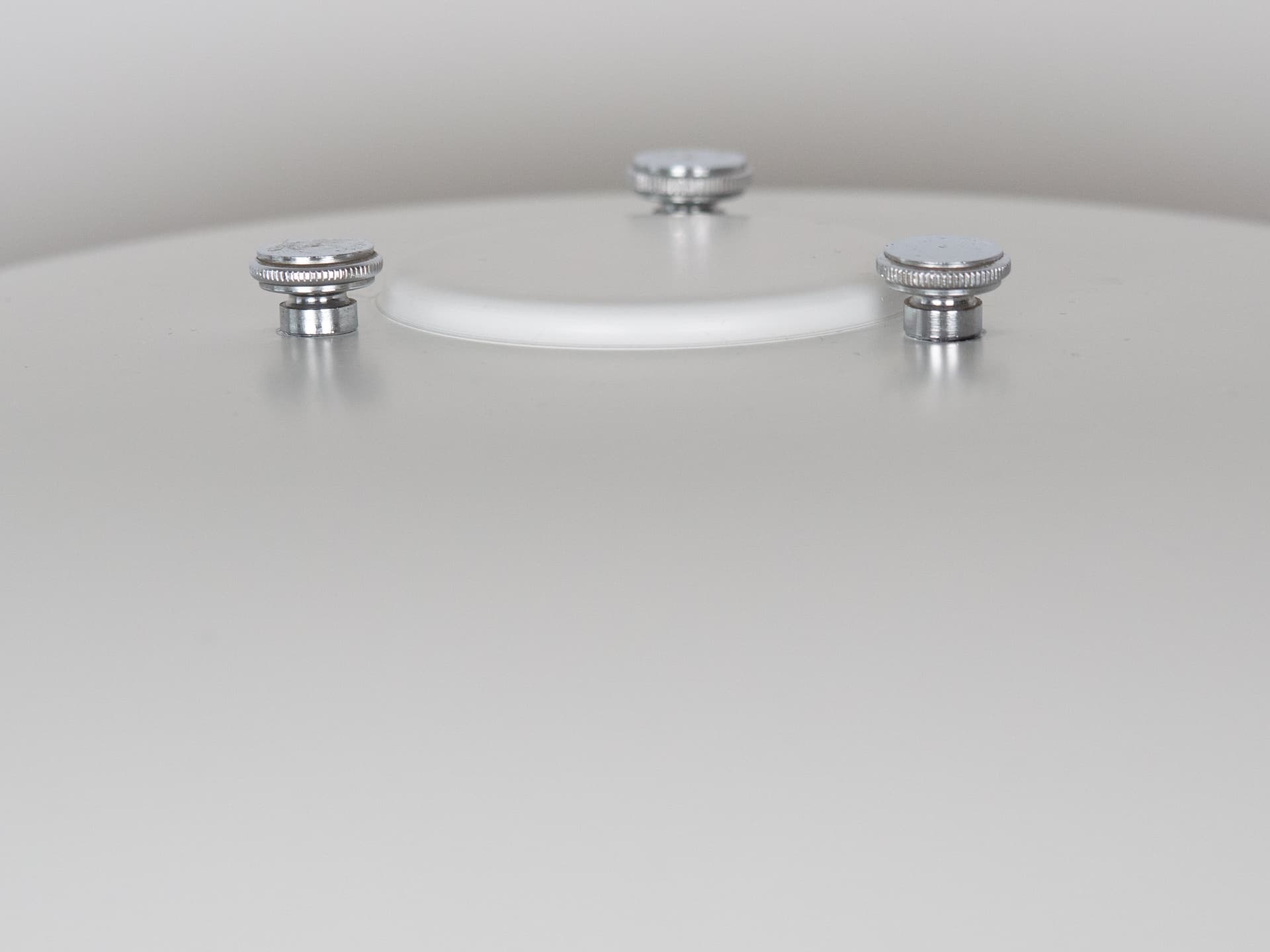 Table lamp PH 4/3, white metal, silver chrome, by P. Henningsen, Louis Poulsen, Denmark, 1970s. - 320379