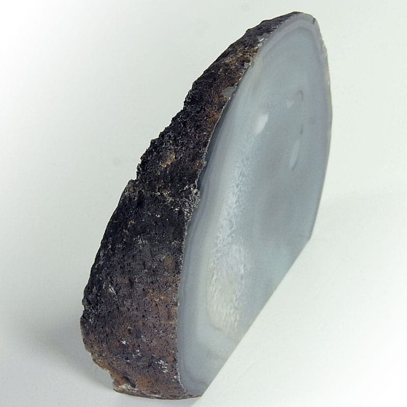 Paperweight, steel-grey agate, 21st c. - 320636