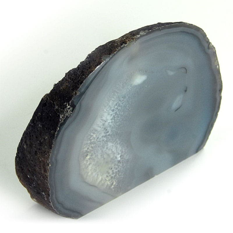 Paperweight, steel-grey agate, 21st c. - 320635