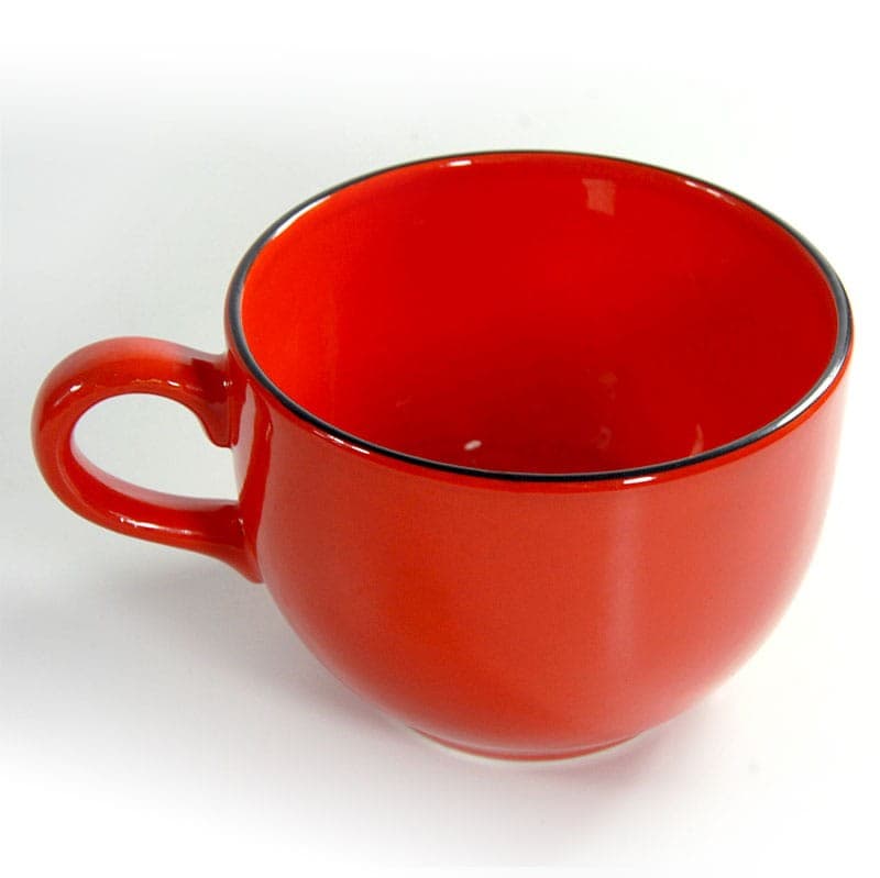 Kubek ceramiczny czerwony, Pagnossin Treviso, Włochy, lata 80. - 320628