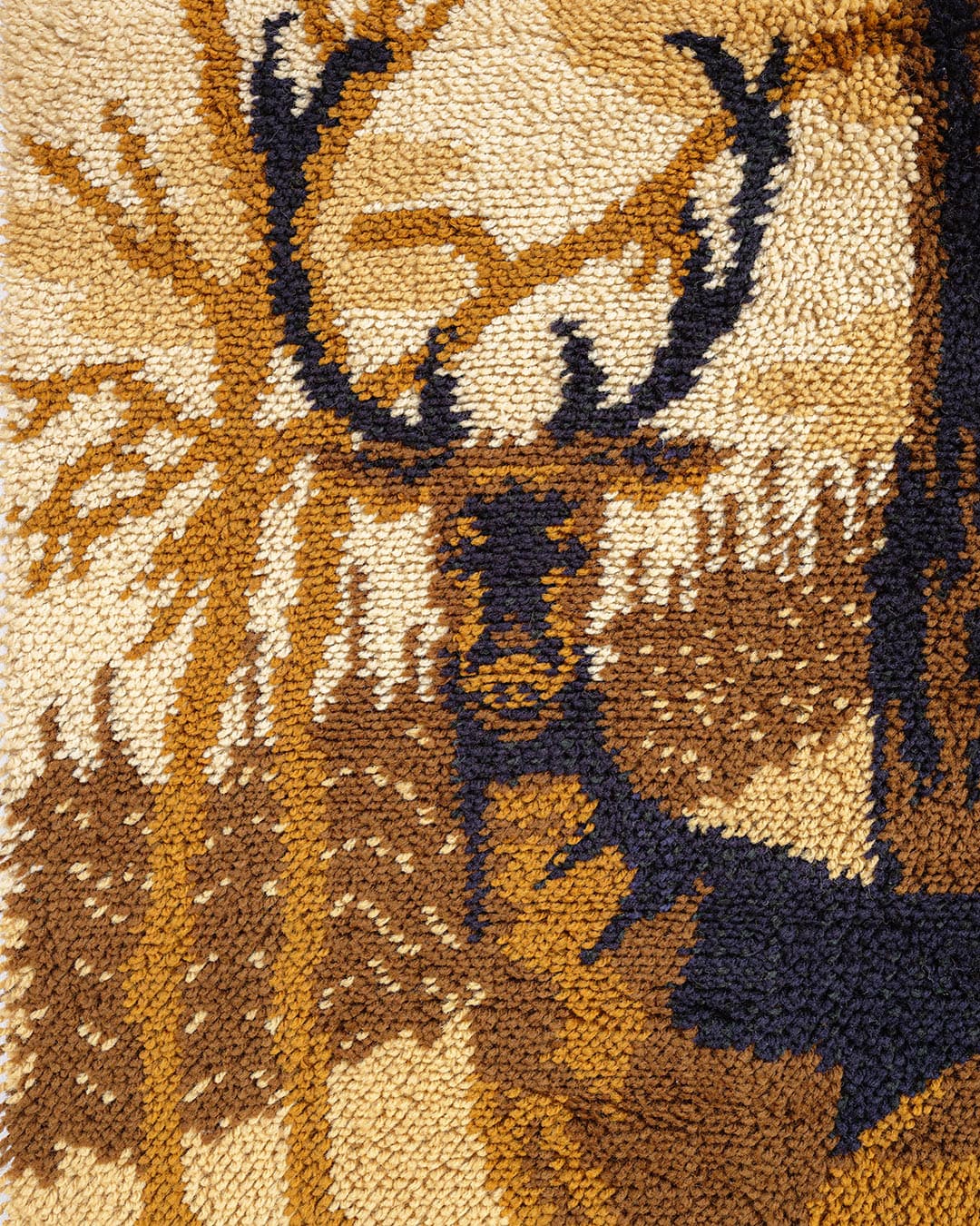 Rya rug, beige, wool, Ege Rya, Denmark, 1960s. - 320411