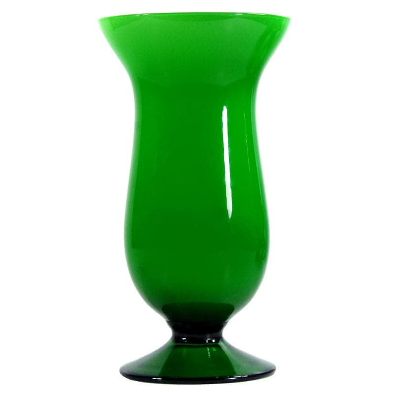 Wazon, zielony, szkło, Włochy, lata 60. - 320585