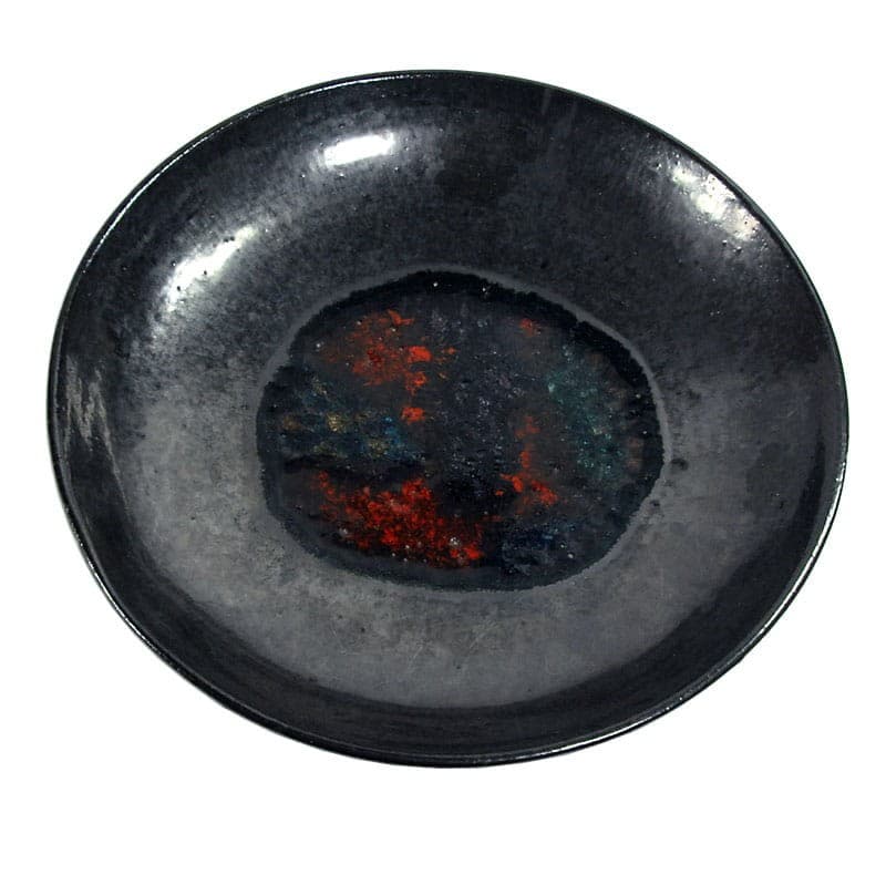 Misa stołowa ceramiczna stalowoszara multicolor, Belgia, lata 60. - 320577