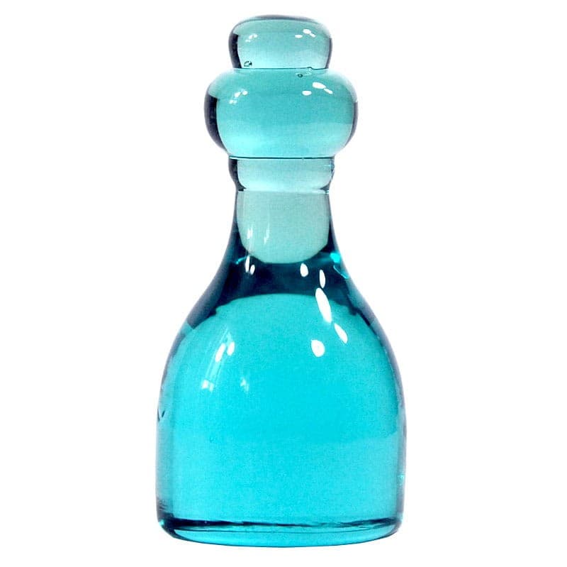 Paperweight, turquoise, glass, Sweden, 1960s. - 320553