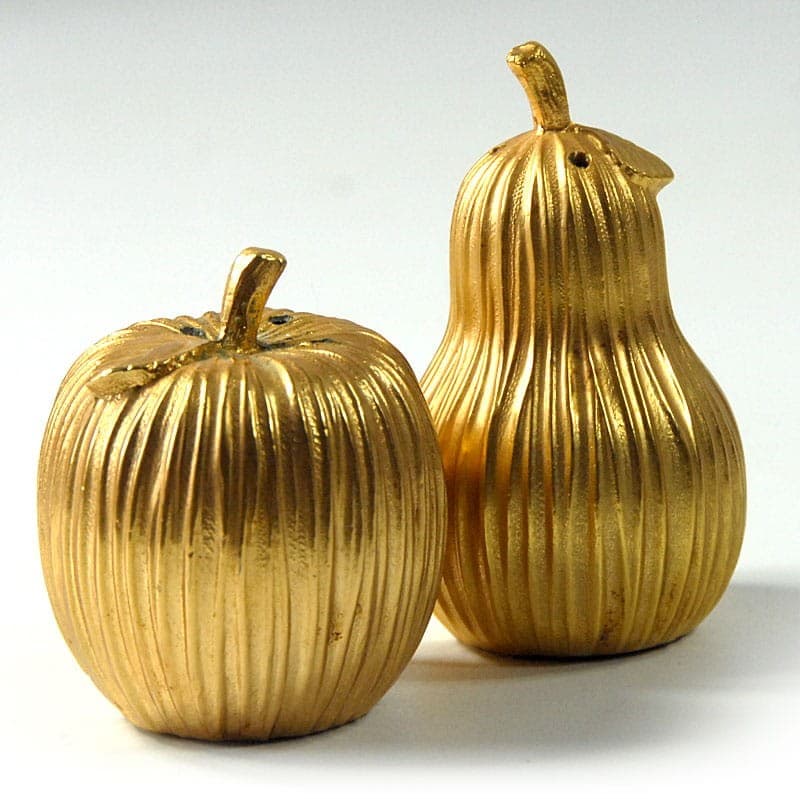 Zestaw do przypraw, złocony metal, Włochy, lata 70. - 321864