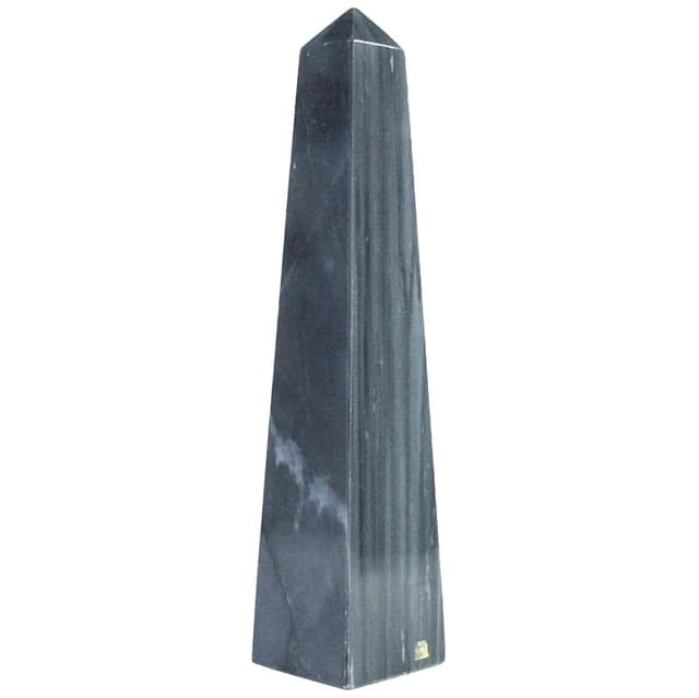 Decorative Obelisk, black marble, Italy, 21st c. - DIMENSION