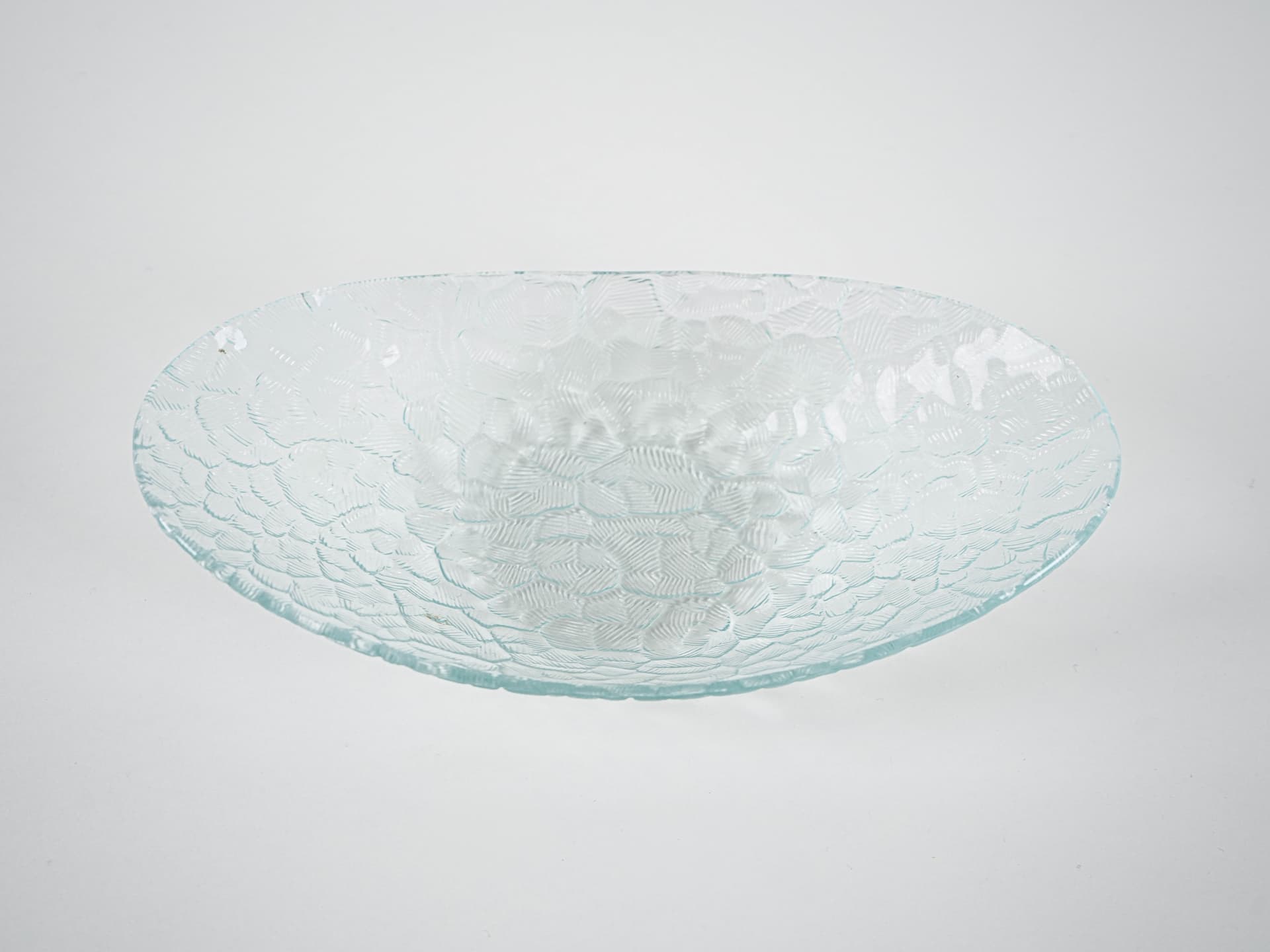 Patera, szkło błękitne transparentne, Dania, lata 70. - 321282