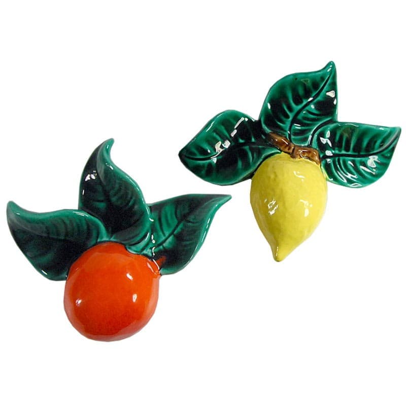 Pair of Decorative Fruits, ceramics, by A. Ferlay, France, 1960s. - 321670