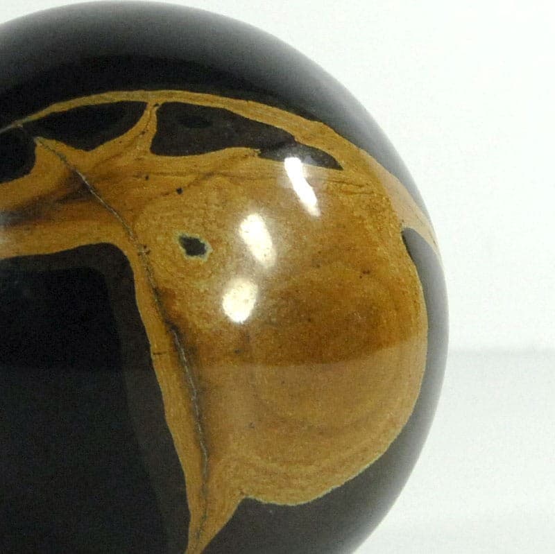 Decorative Sphere, Black Marble, Italy, 1970s - 321657
