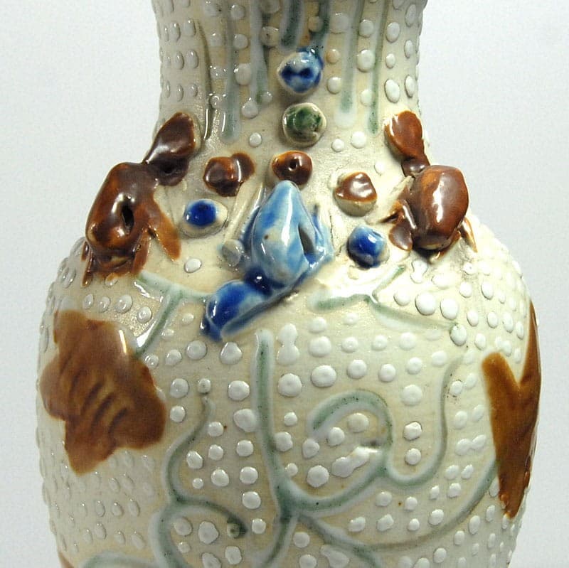 Para wazonów Guanyin, perłowa biel, ceramika, Chiny, lata 20. - 321524