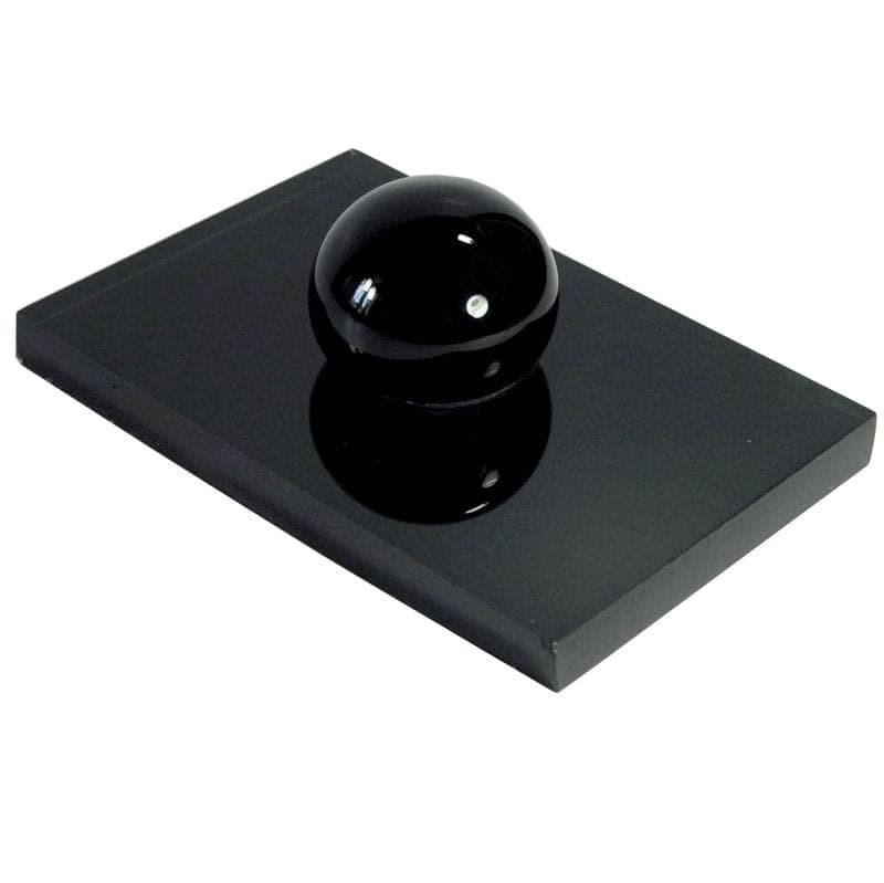 Paperweight Art Deco, black glass, 1930s. - 321505