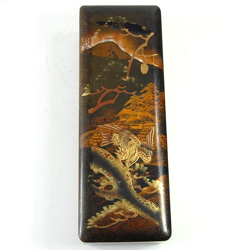 Box, brown lacquer, wood, Japan, early 20th c. - 321500
