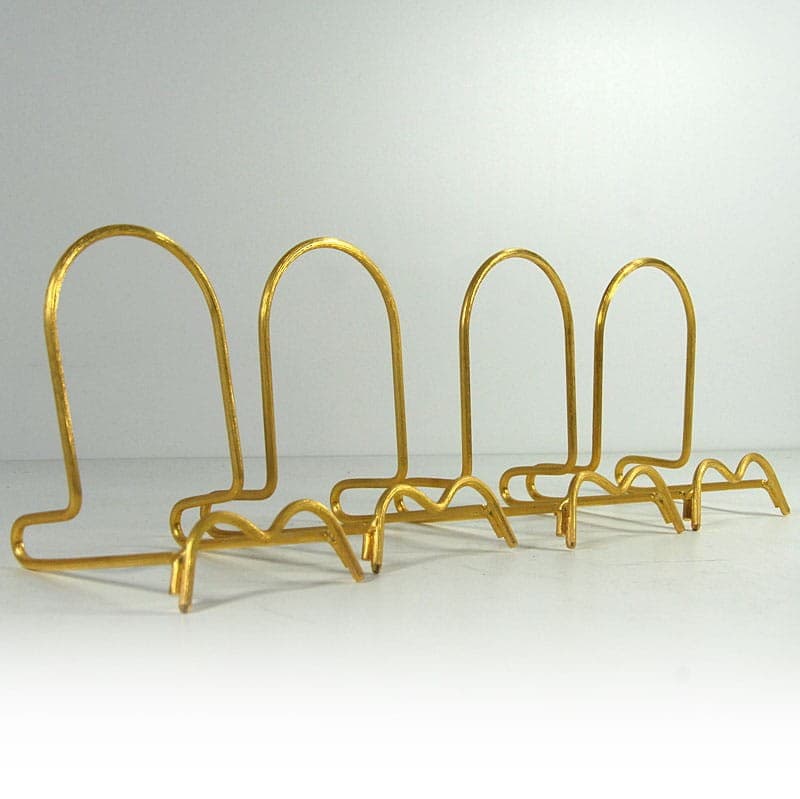 Set of Display Stands Hollywood Regency, gold metal, Italy, 1970s. - 321484
