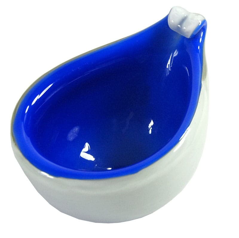 Miseczka Murano, szkło kobaltowy biały transparentny, Włochy, lata 70. - 321481