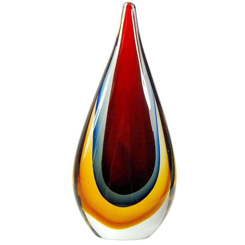Przycisk do papieru sommerso, multikolor, szkło, Murano, Włochy, lata 70. - 321461