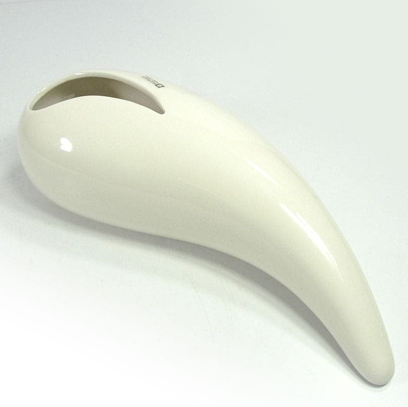 Vase, creamy white ceramic, Serax, France, 1990s. - 321443
