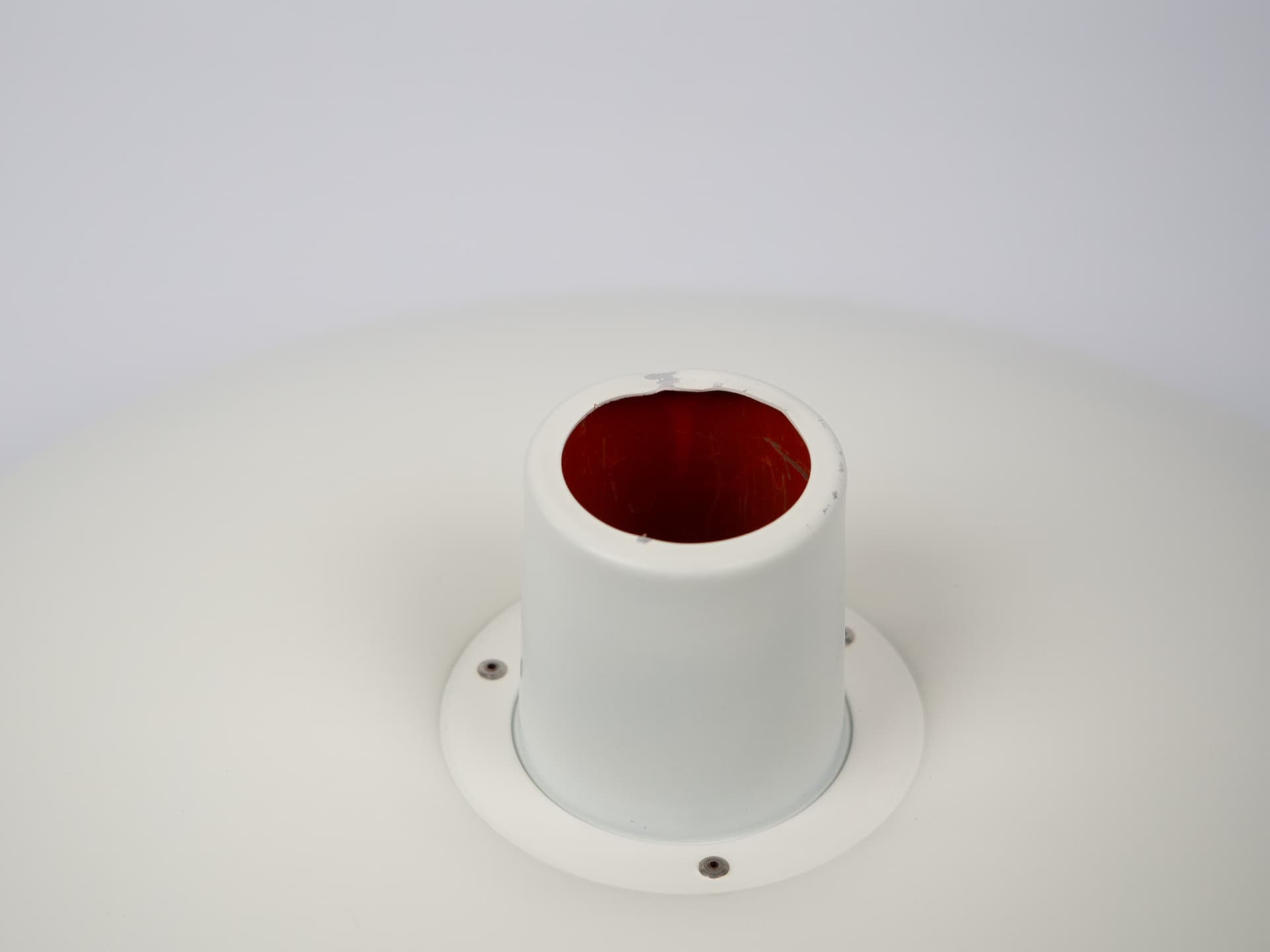 Pendant Lamp PH 4/3, white aluminum, by P. Henningsen, Denmark, 1980s. - 321436