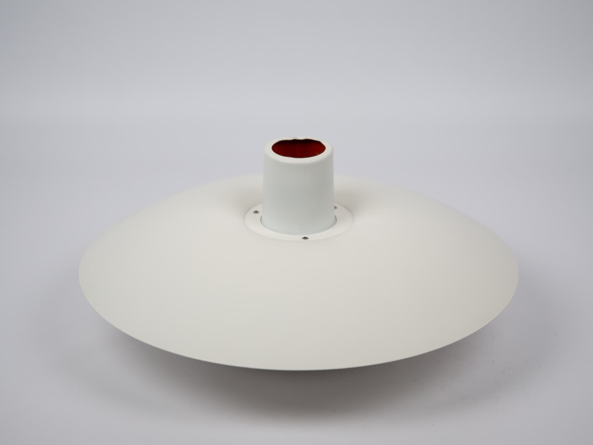 Pendant Lamp PH 4/3, white aluminum, by P. Henningsen, Denmark, 1980s. - 321435