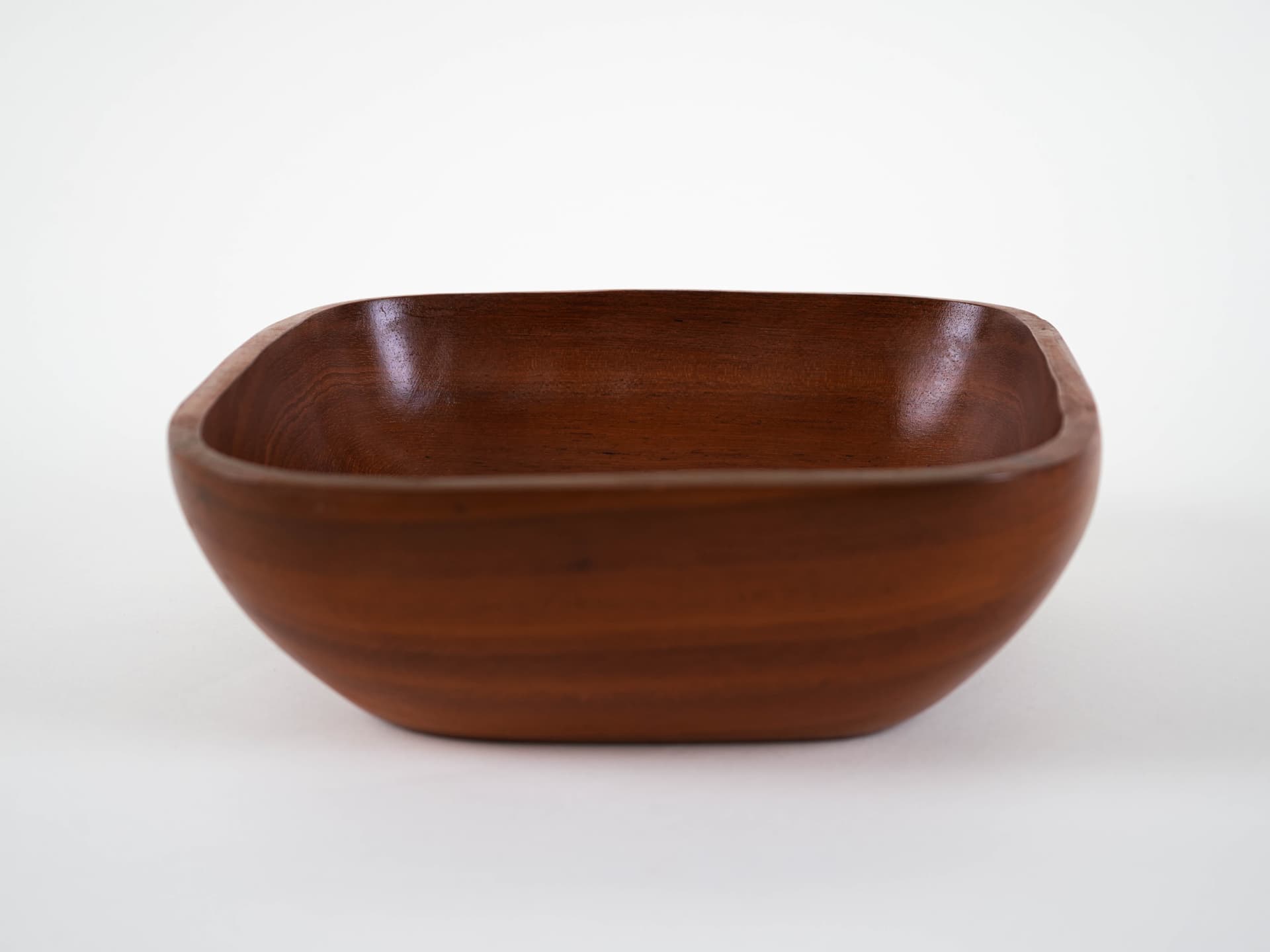 Bowl, teak brown, Denmark, 1960s. - 321983