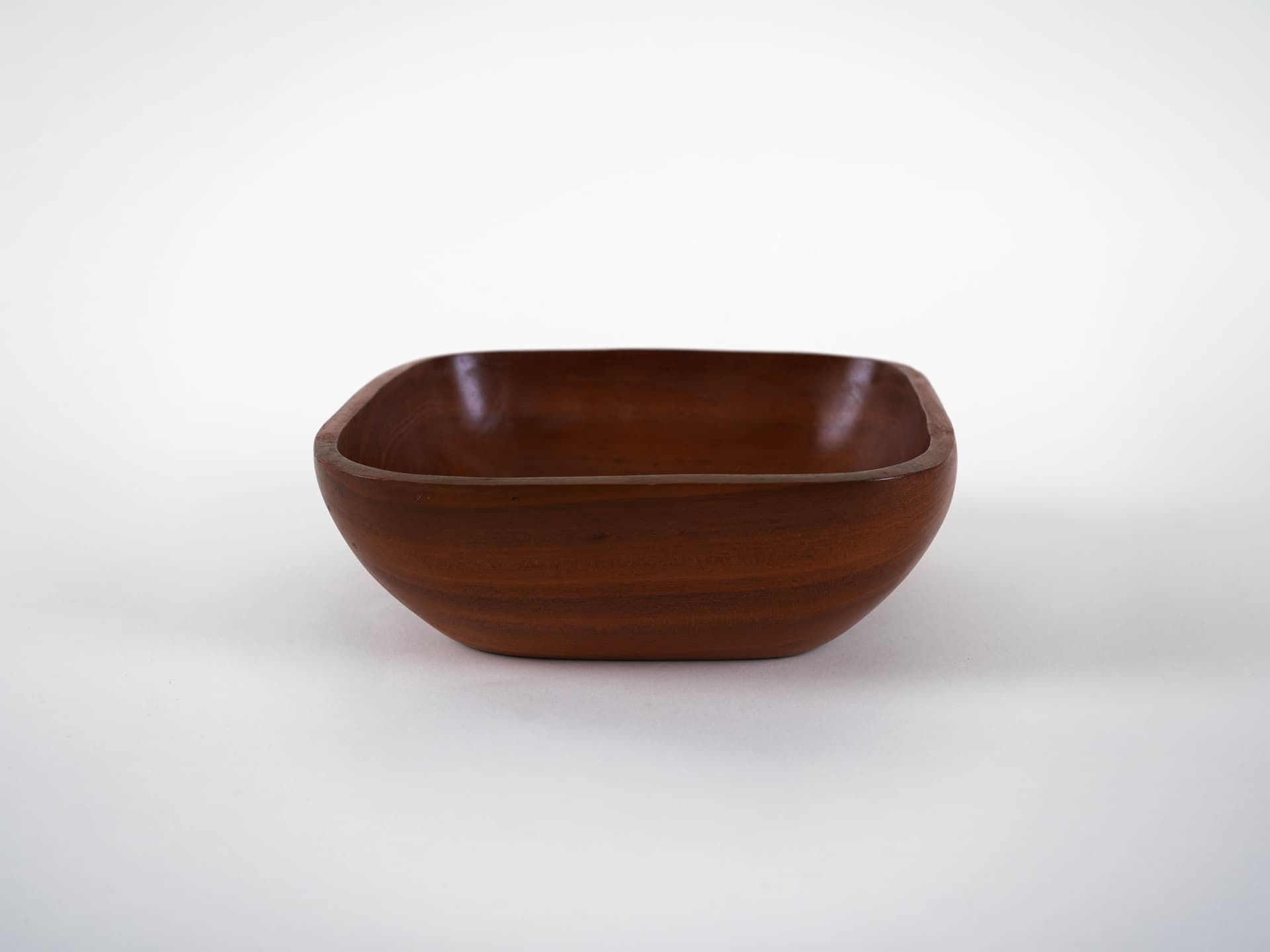 Bowl, teak brown, Denmark, 1960s. - 321985