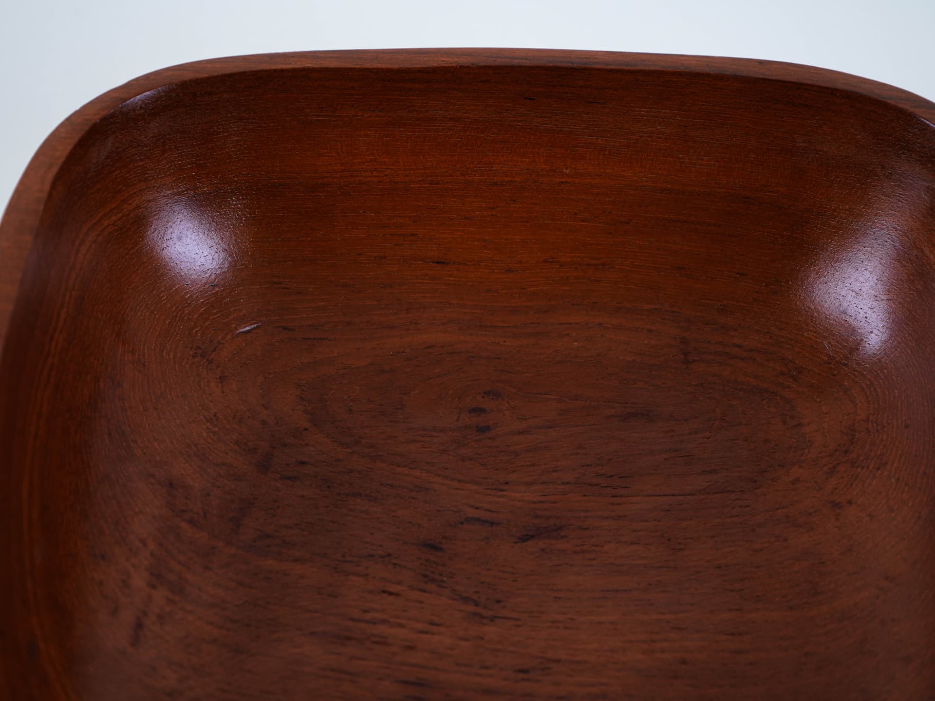 Bowl, teak brown, Denmark, 1960s. - 321992
