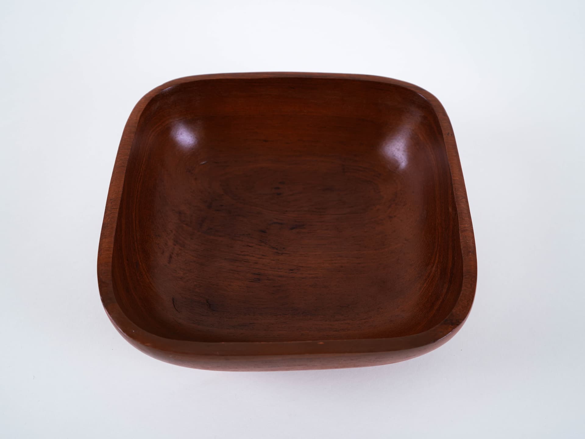 Bowl, teak brown, Denmark, 1960s. - 321988