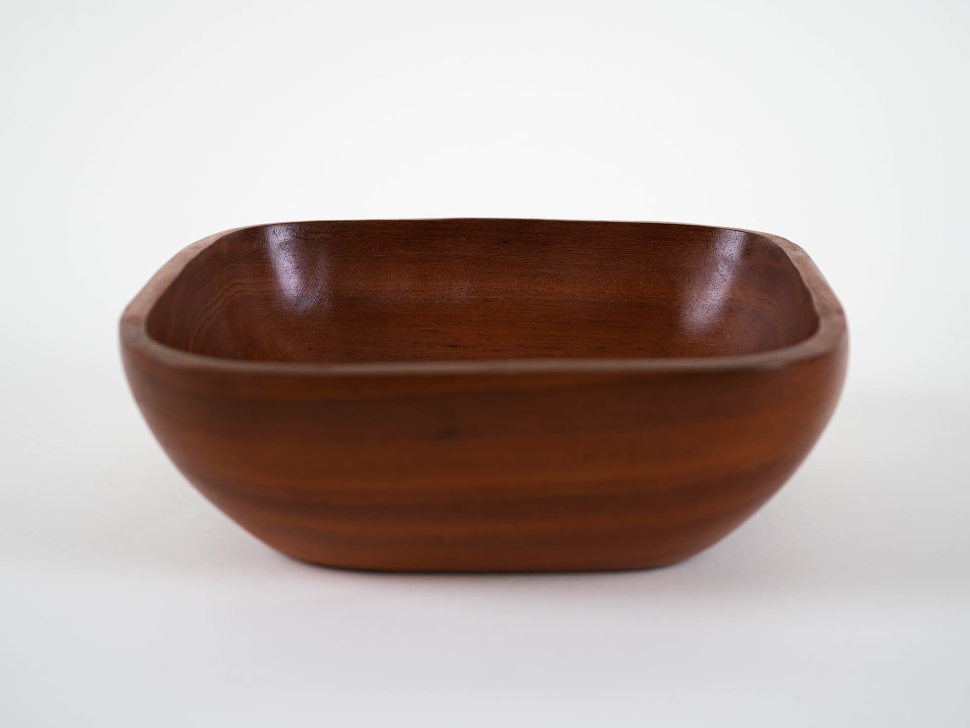 Bowl, teak brown, Denmark, 1960s. - 321984