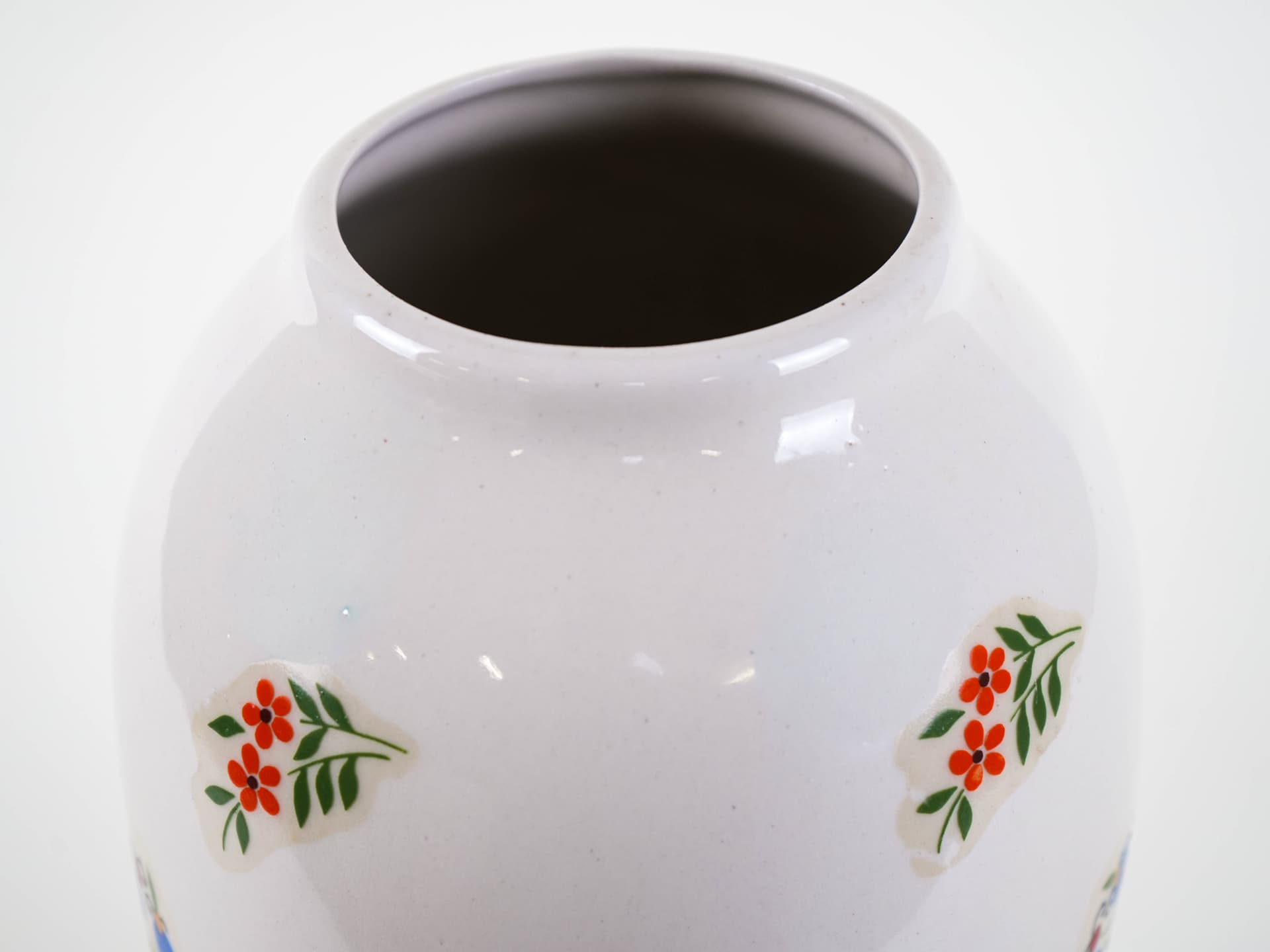 Wazon kaszubski, porcelana biała, Polska, lata 80. - 321998