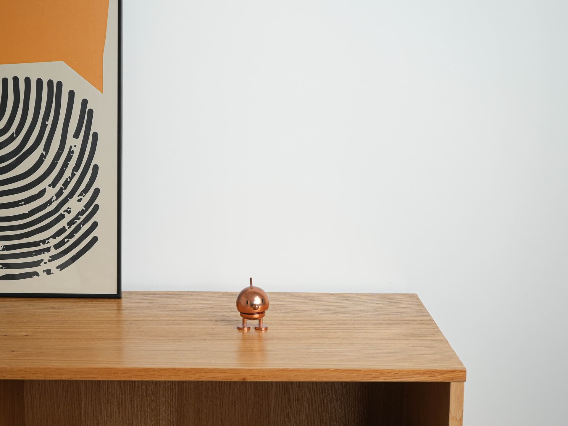 Figurine Hoptimist, copper, by H. G. Ehrenreich, HOPTIMIST, Denmark, 1960s. - 322194