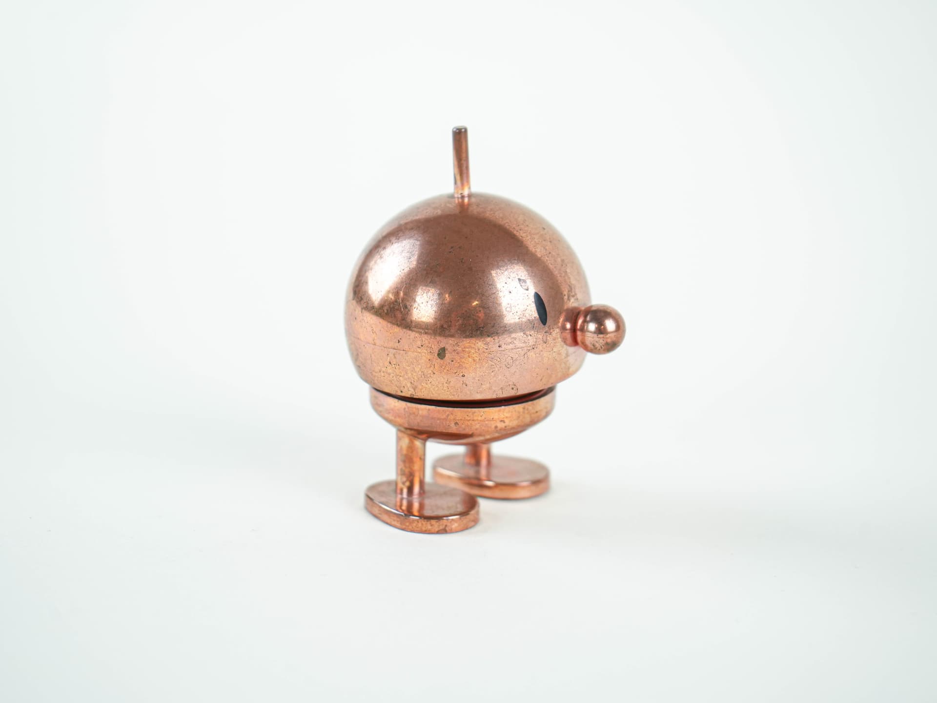 Figurine Hoptimist, copper, by H. G. Ehrenreich, HOPTIMIST, Denmark, 1960s. - 322193