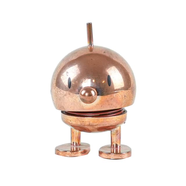 Figurine Hoptimist, copper, by H. G. Ehrenreich, HOPTIMIST, Denmark, 1960s. - DIMENSION
