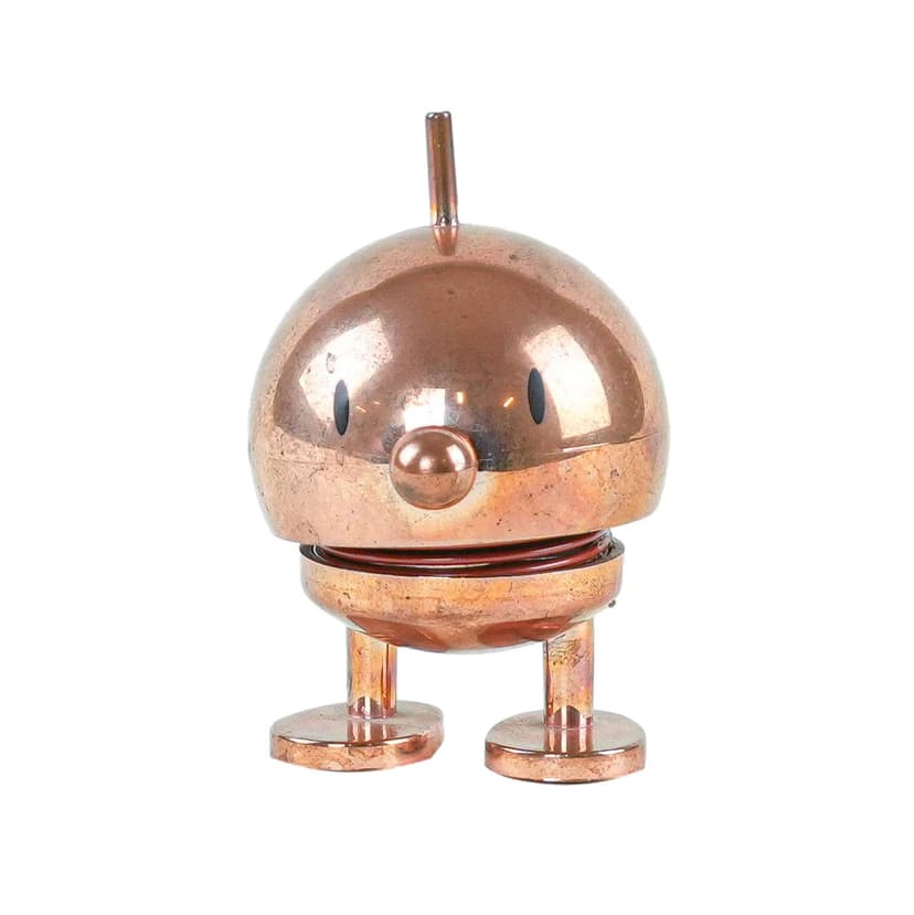 Figurine Hoptimist, copper, by H. G. Ehrenreich, HOPTIMIST, Denmark, 1960s.