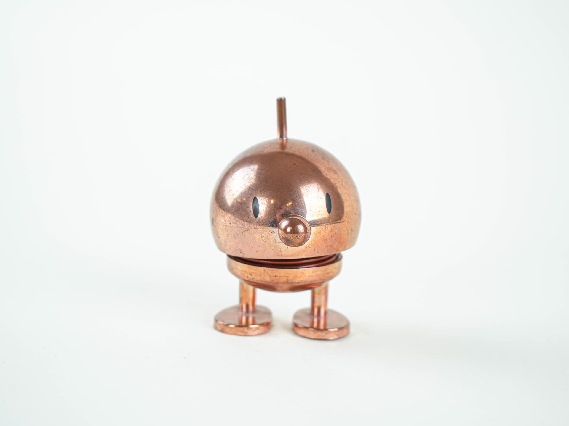 Figurine Hoptimist, copper, by H. G. Ehrenreich, HOPTIMIST, Denmark, 1960s. - 322192