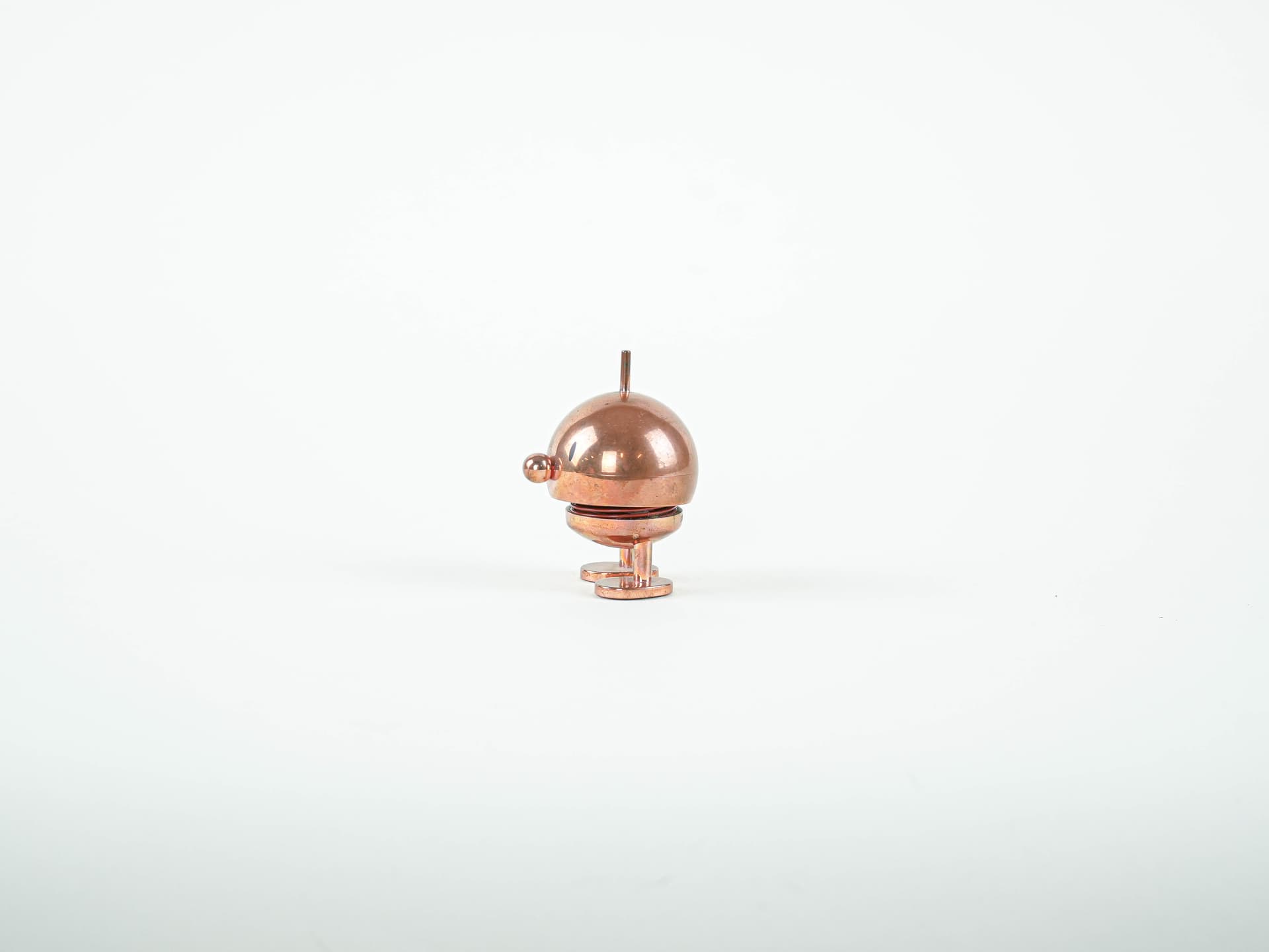 Figurine Hoptimist, copper, by H. G. Ehrenreich, HOPTIMIST, Denmark, 1960s. - 322190