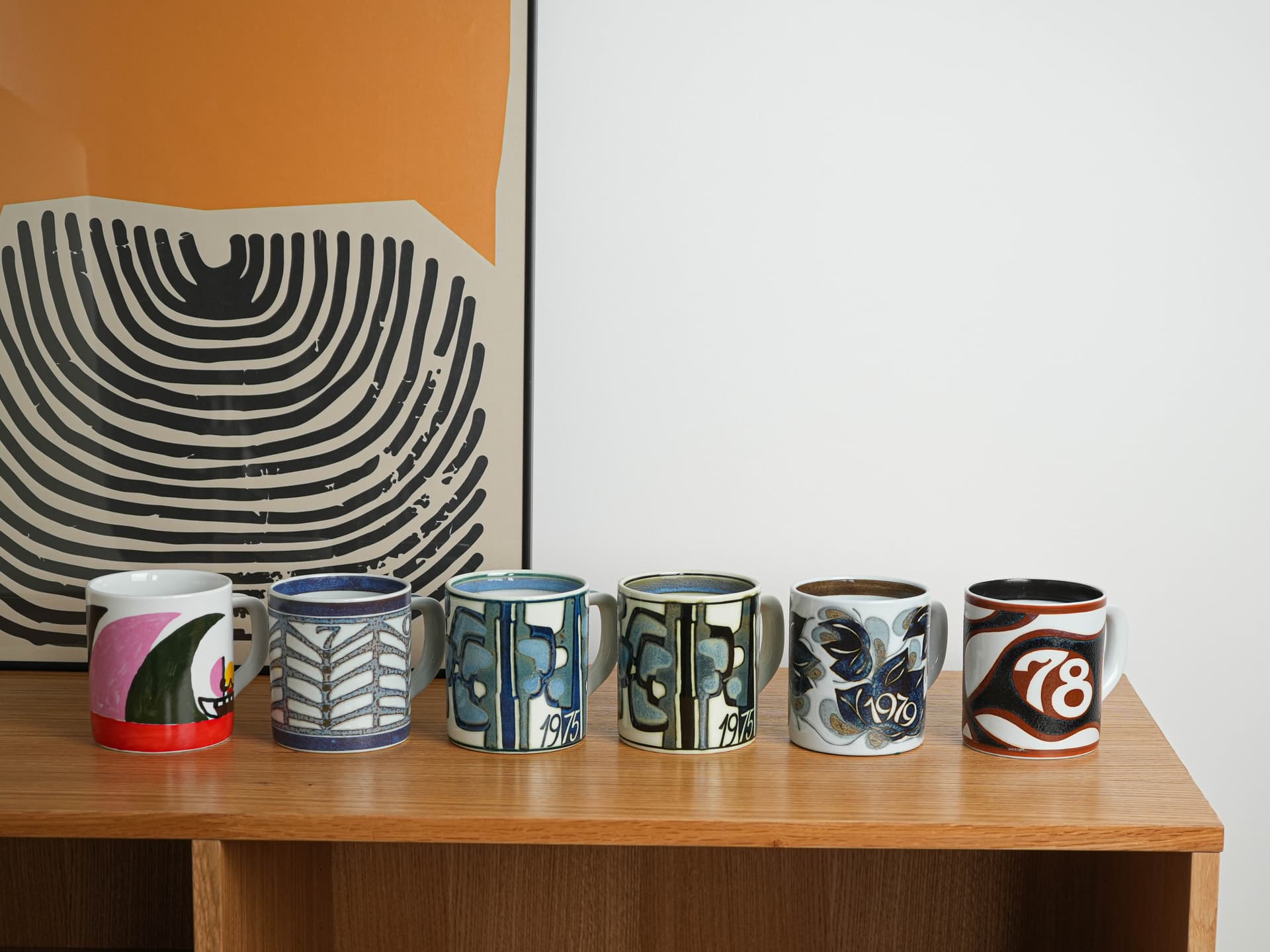 Kubek, biały, porcelana, Royal Copenhagen, Dania, lata 90. - 322286