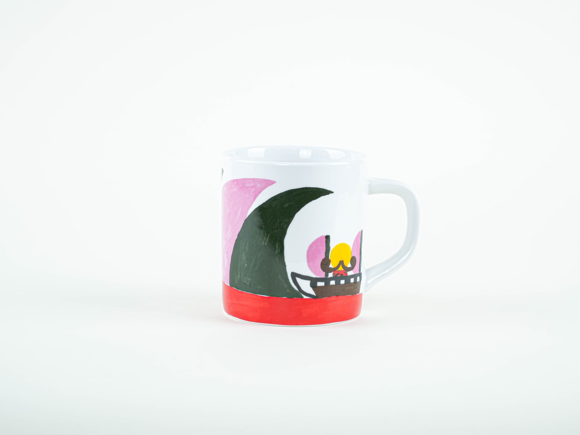 Kubek, biały, porcelana, Royal Copenhagen, Dania, lata 90. - 322280