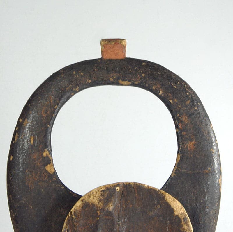 Rzeźba plemienna Mama Kantana, brązowo-czarna, drewno, Nigeria, XX w. - 322433